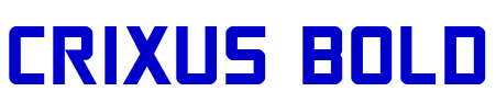 Crixus Bold フォント